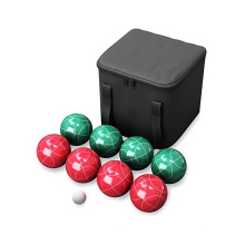 juegos de petanca set raffa cross personalizado resina cuero boccia ball bocce balls